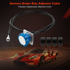 3404990 Remote Brake Bias Adjuster Knob And Cable For Racing Brake System 5 Feet