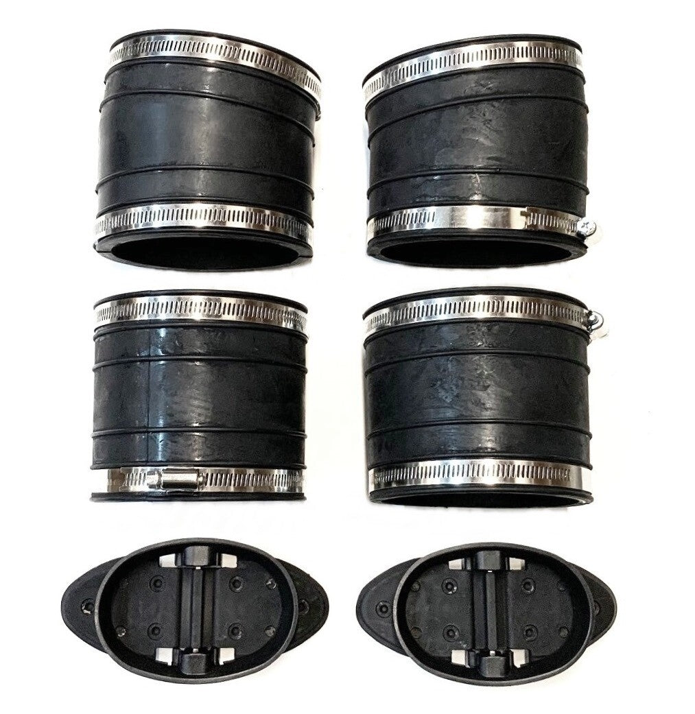 807166A3 Exhaust Y Pipe Kit Hose Bellows for MerCruiser 1982 to 1996
