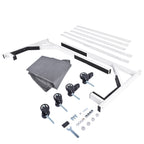 White HARDTOP STORAGE CART with COVER Hard Top for Chevrolet Corvette Mercedes