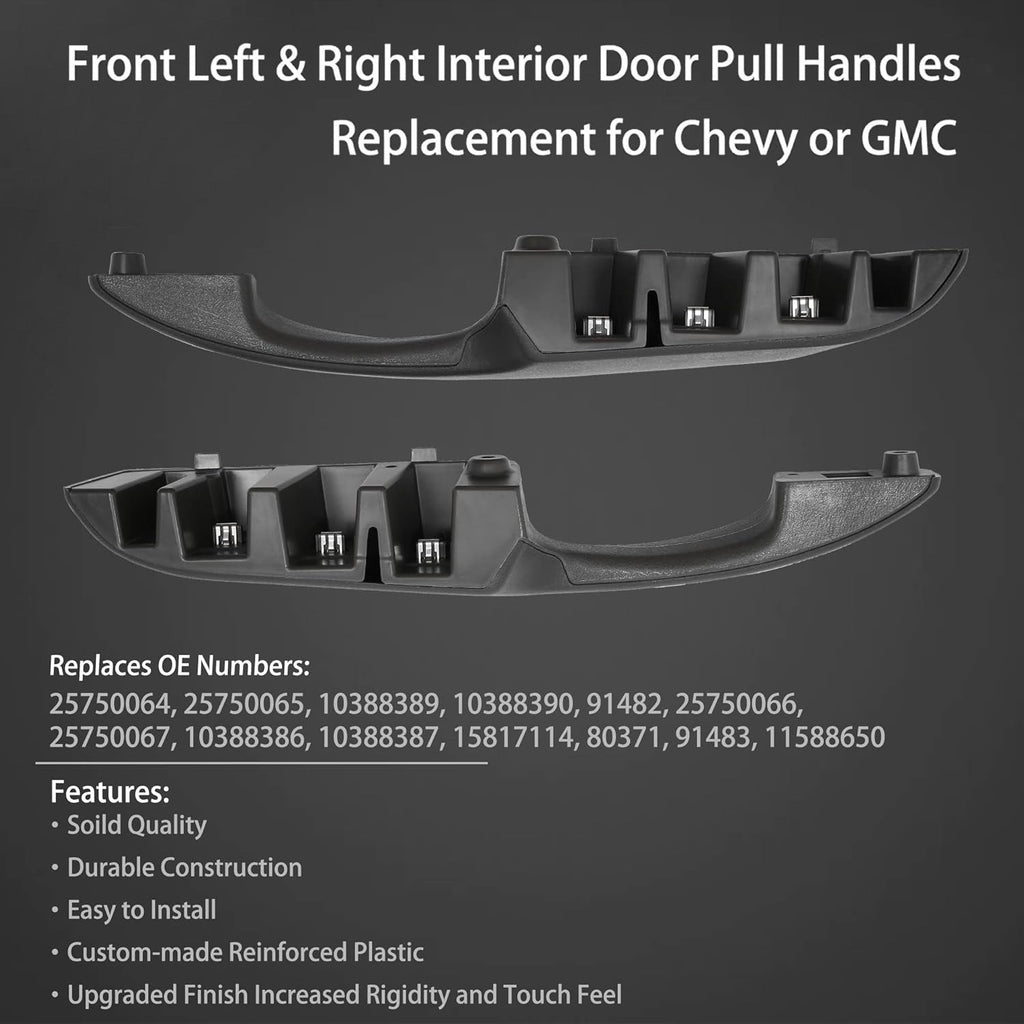 Interior Pull Door Handle Kit For Chevy Express GMC Savana 1500 2500 3500 03-19