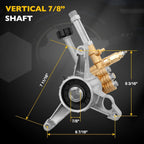7/8 Shaft 2800 PSI 2.5 GPM Pressure Washer Pumps For AR 202605GS RMW25G28 EZ