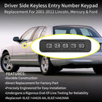 Driver Door Keyless Entry Number Keypad For 01 12 Lincoln Ford F 250 350 450 550