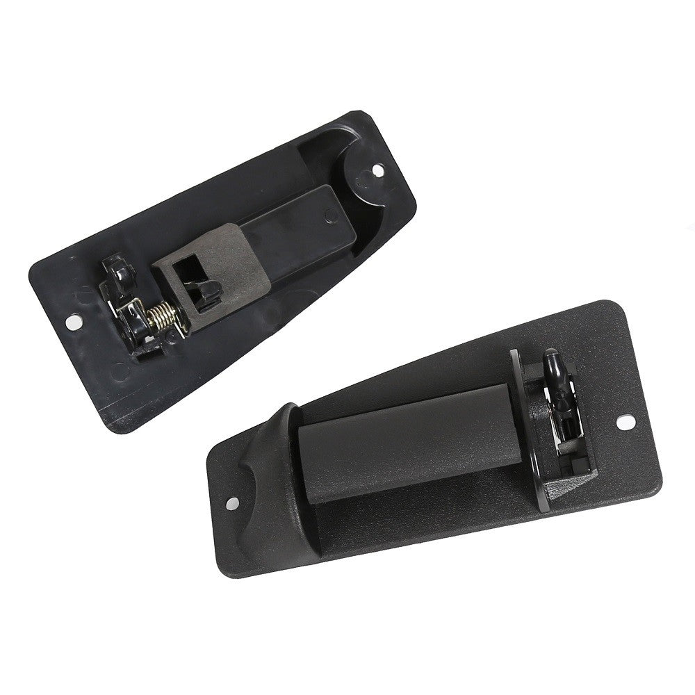 Door Handle Pair Rear Outside for 99-07 Chevy Silverado GMC Sierra Extended Cab