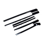 Black Door Side Body Molding Trim Strip Kits for Range Rover L405 2013 2022