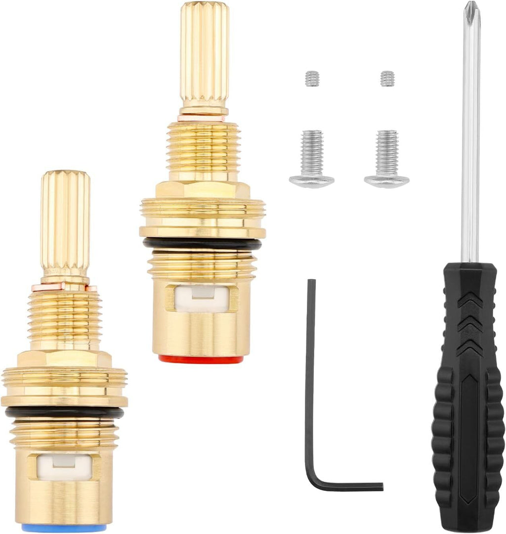1 001 1 002 Brass Ceramic Valve Cartridge Set for Cold Hot Cartridges