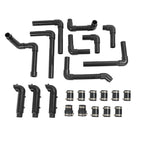 Snorkel Kit For Polaris Ranger SP 570 2022 2023 Clamp On ABS PVC Black Painted