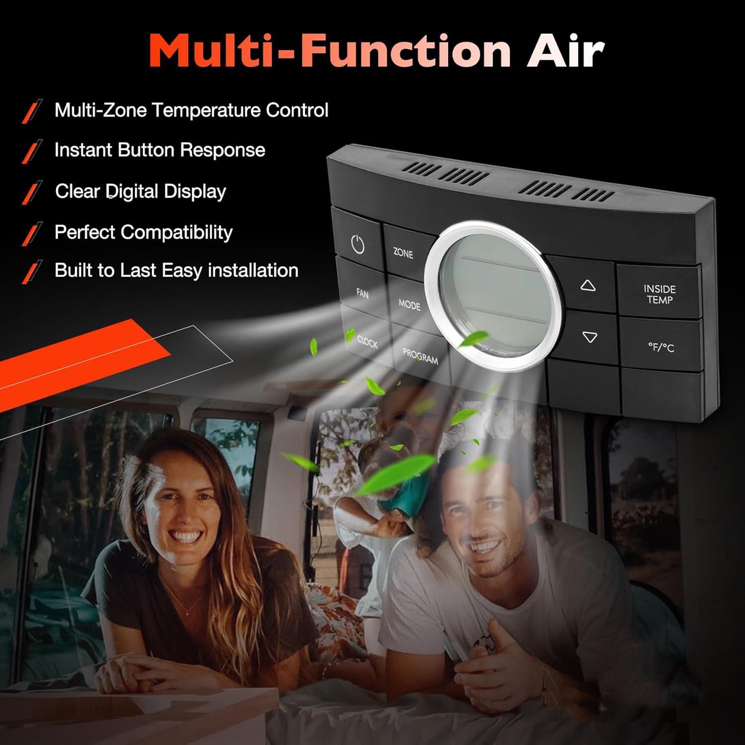 3314082000 RV Multi Zone Thermostat 10 Button Comfort Control Center for Dometic