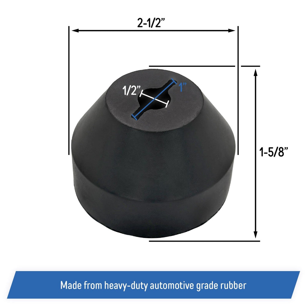 Rubber Winch Line Stopper Synthetic Cable Saver for Jeep ATV UTV ORV