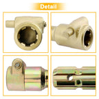 Upgraded PTO Extender Adapter For Tractor 1 3/8 6 Spline Female Male 1 3/8