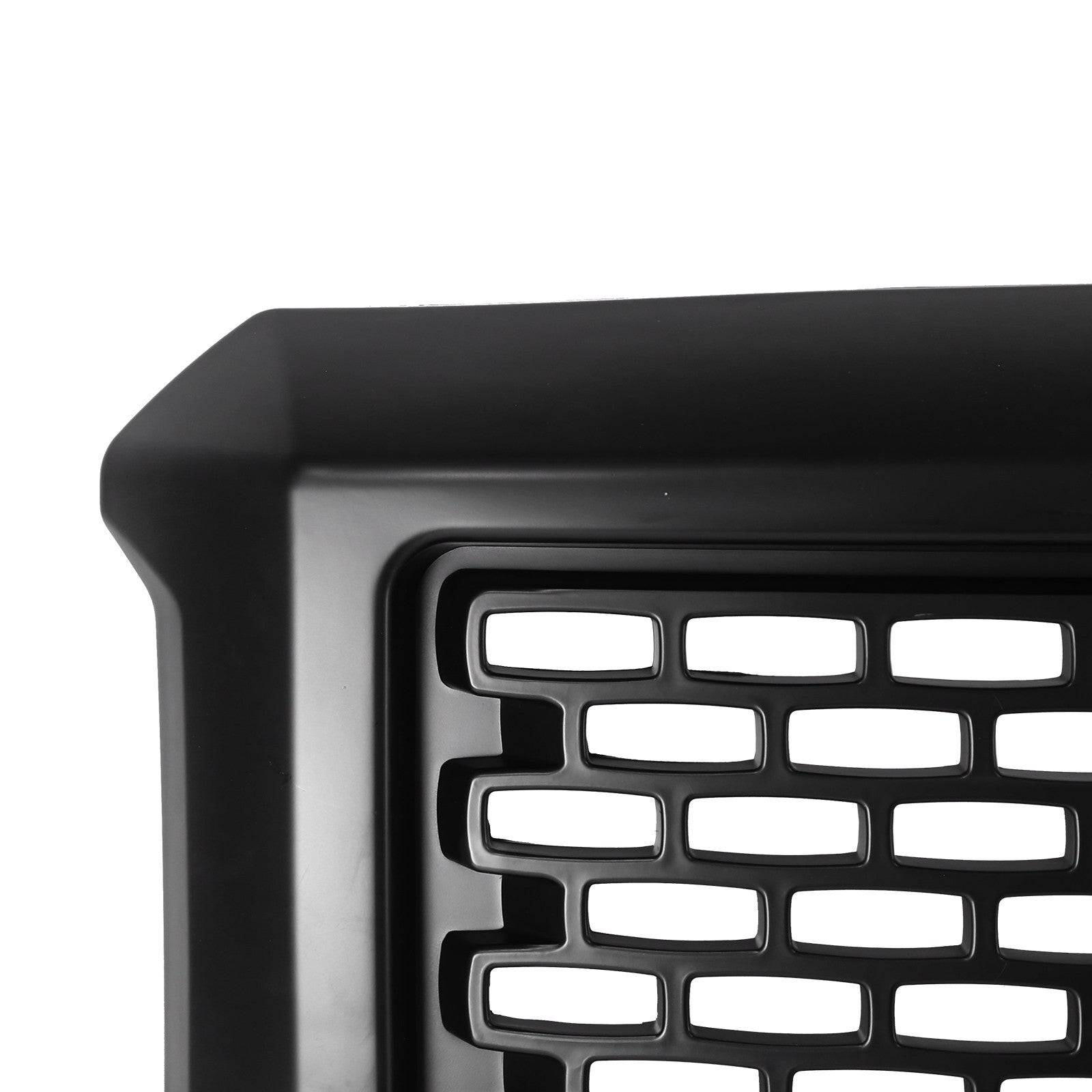 Front Upper Bumper Grille for GMC Sierra 1500 2014 2015 Matte Black Denali