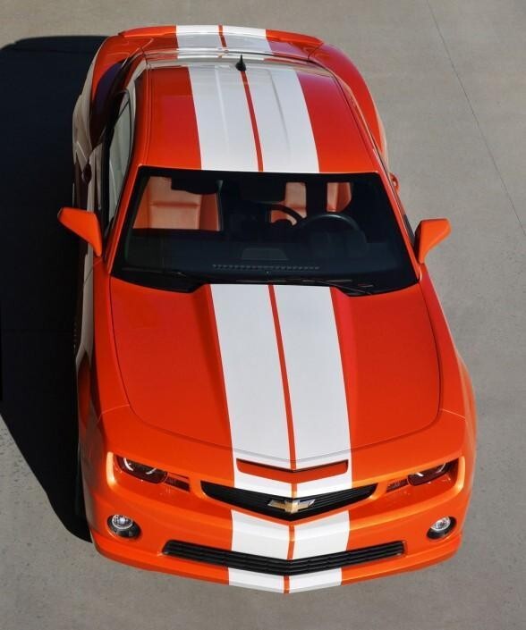 10 Inch Vinyl Rally Stripes Racing Stripe Kit Hood Trunk Roof for Chevy Camaro