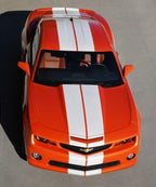 10 Inch Vinyl Rally Stripes Racing Stripe Kit Hood Trunk Roof for Chevy Camaro