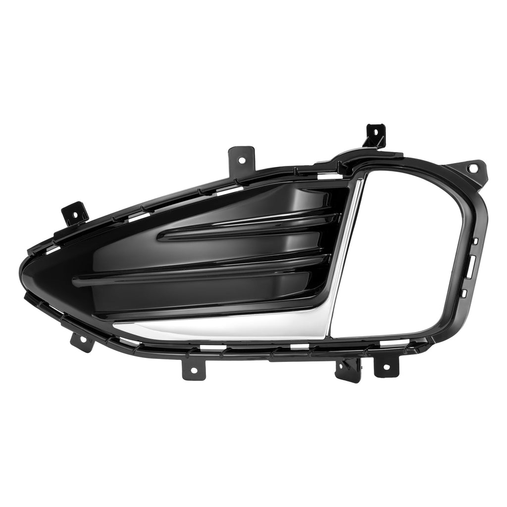 Fog Light Cover Bezel 1Pc Chrome Left Driver Side for 2019-2024 for Ford Edge