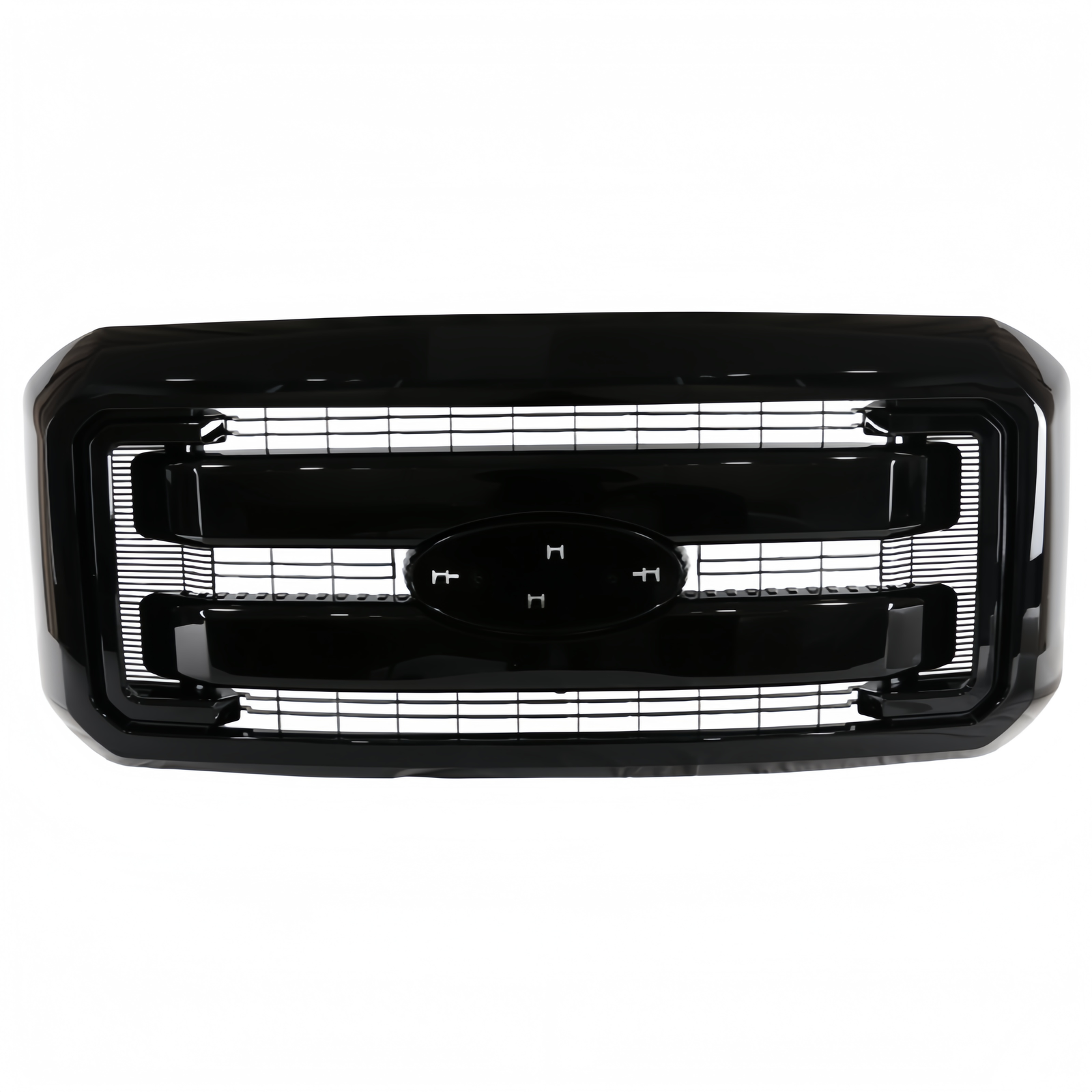 Gloss Black Front Bumper Grille For Ford F250 F350 F450 2011-2016 BC3Z-8200-A