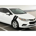 3 Inch Dual Fender Stripe Hash Mark Decal Graphic Kit For Chevy Cruze
