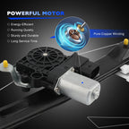 Window Regulator with Motor Rear Left for BMW E90 E91 323i 325xi 328i 330i 335xi