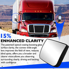 Hood Mirror Glass Convex for Freightliner Cascadia 2008 2017 Left or Right