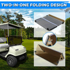 For 1985 1995 Yamaha G2 G9 Tinted Fold Down Golf Cart Windshield Windscreen