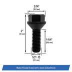 6035836 Crossmember Skid Plate Bolts for Jeep Wrangler YJ TJ 1987 to 2002 6 Pack