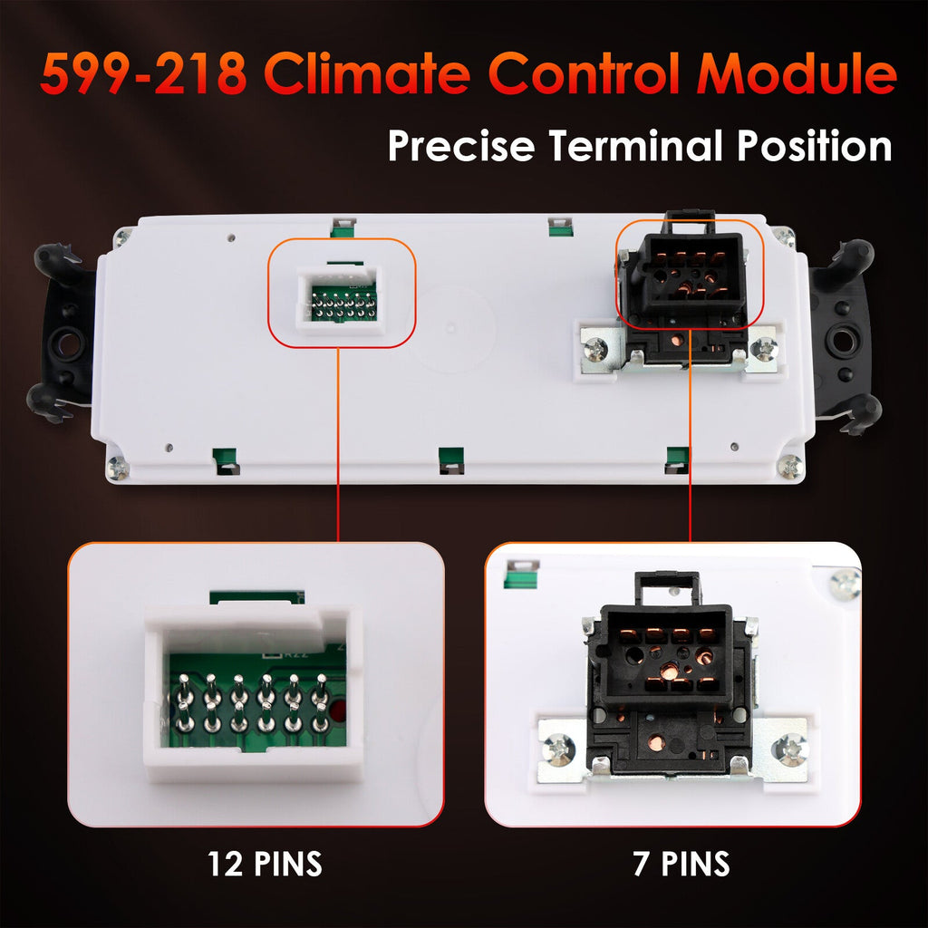 Heater AC Climate Control Module Panel for Chevy Tahoe Silverado GMC 1999 2002