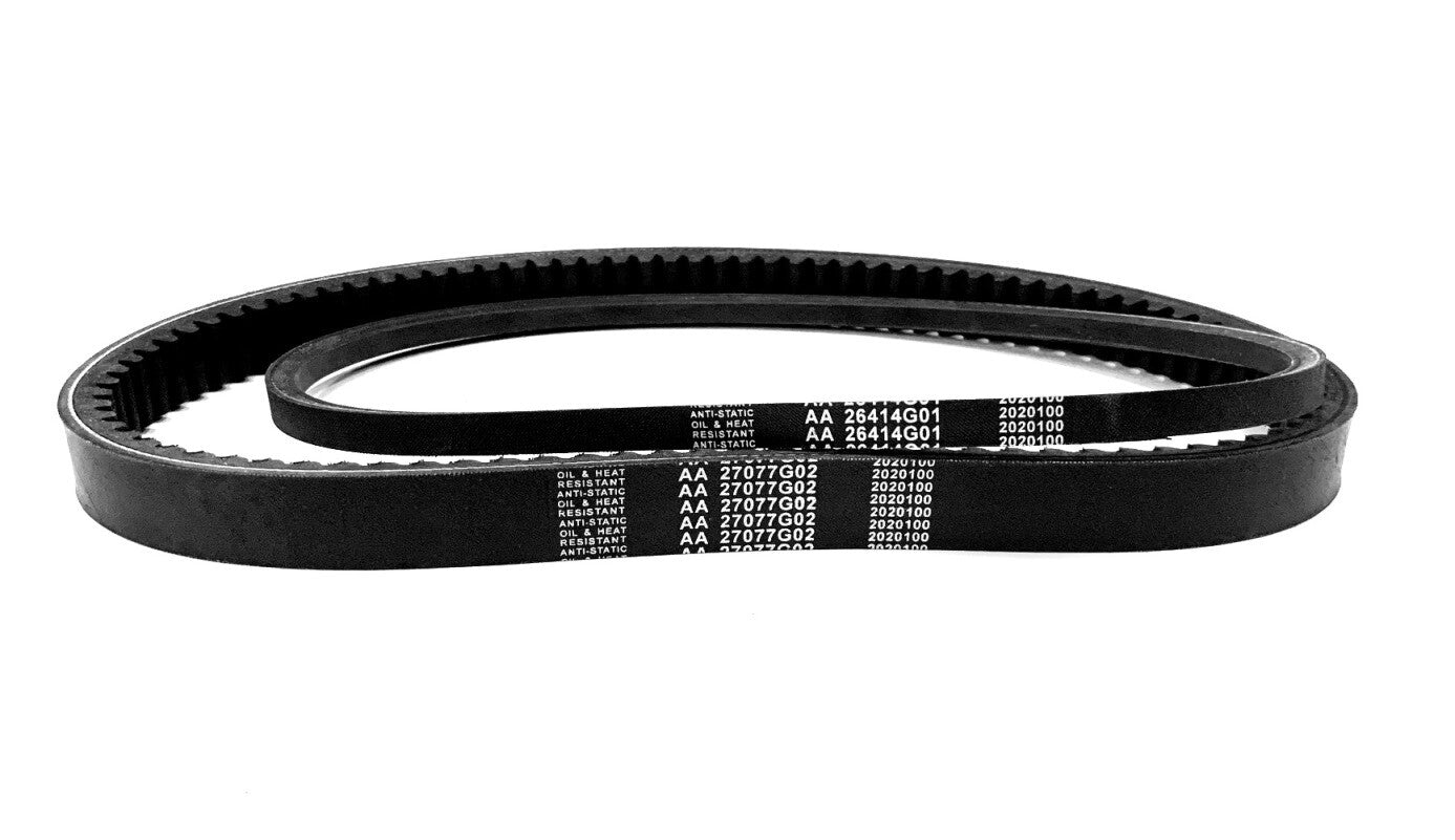 27077G02 26414G01 Drive Starter Generator Belt Set for EZGO 2 4 Cycle