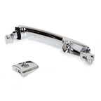 Door Handle Front Driver Side Outside Exterior Chrome for Nissan Rogue 2011-2015