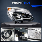 Halogen Chrome Headlight Lamp Assy for Chevy Equinox 2016 2017 Front Left Right