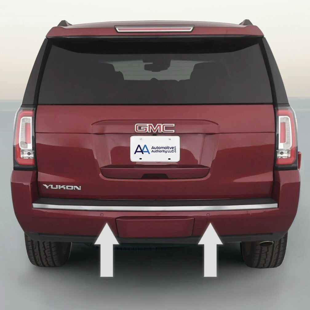 Chrome Rear Bumper Trunk Trim Molding For 2015 To 2020 GMC Yukon And Yukon XL