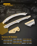 Timing Chain Kit with Water Pump for 02 11 Acura TSX Honda Accord CRV Element