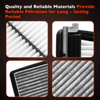 Engine Cabin Air Filter Set for Kia Telluride Hyundai Santa Fe 3.8L 2.0L