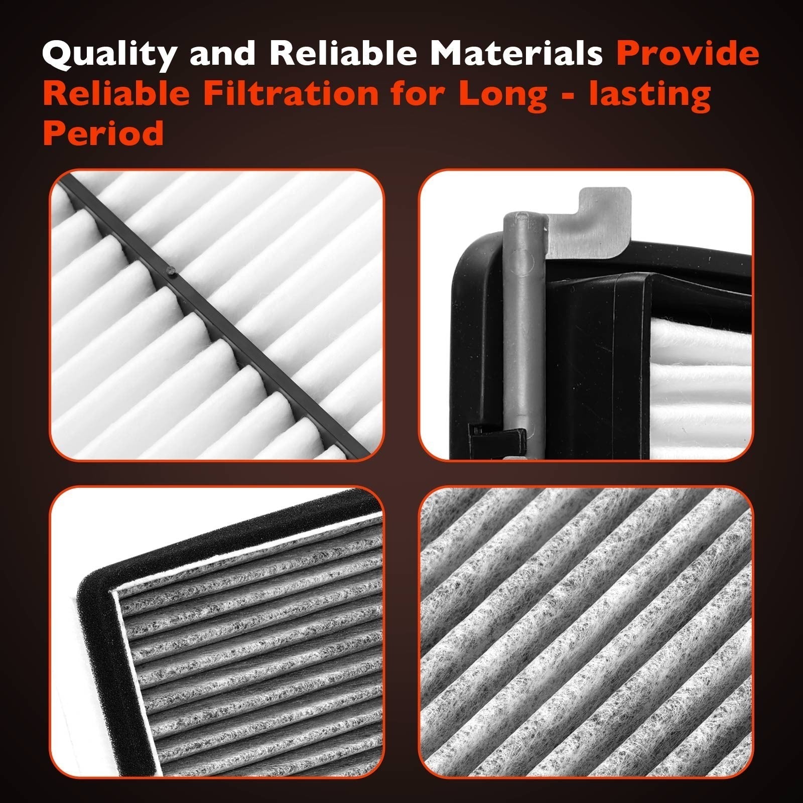 Engine Cabin Air Filter Set for Kia Telluride Hyundai Santa Fe 3.8L 2.0L