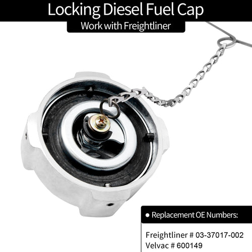 0337017002 Diesel Fuel Cap for Freightliner 96 18 Cascadia Columbia 2 Pack
