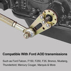ACA1807 Adjustable Column Shift Linkage Kit 21 Inch for AOD Ford Transmission