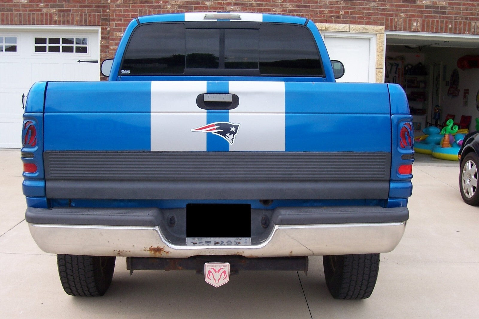 11 Inch Vinyl Rally Stripes Racing Stripe Bonus Kit for Dodge Ram 1500 2500 3500