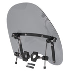 Smoke 18x16 Motorcycle Windshield for Yamaha V Star Honda Valkyrie 1500 1800
