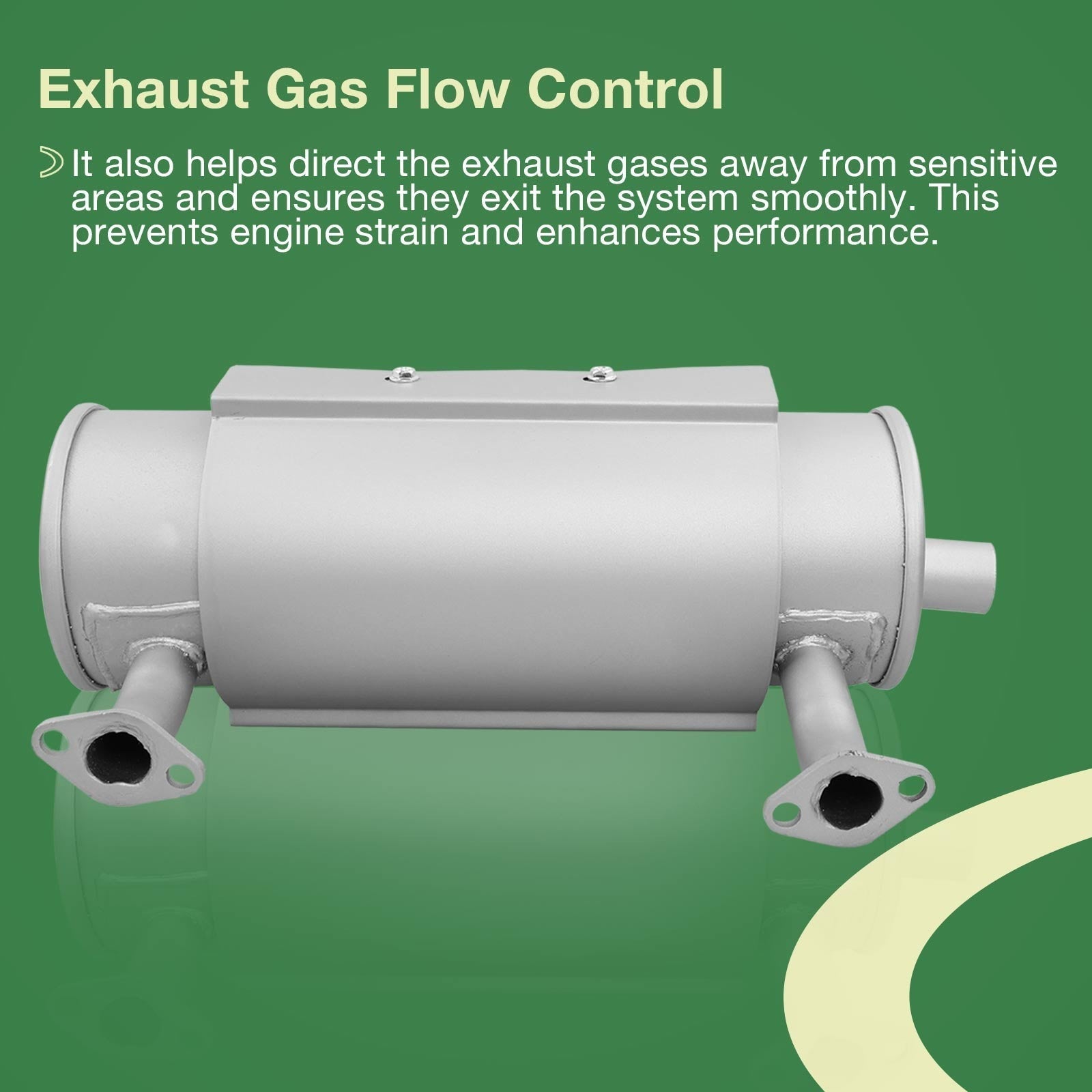 2478612S Left Side Muffler for Kohler CH18 CH20 CH22 CH25 CH620 CH730 CH740