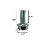 Spindle Bolts for Cub Cadet MTD Troy Bilt 710 1260A 710 04484 Toro 112 0395 6