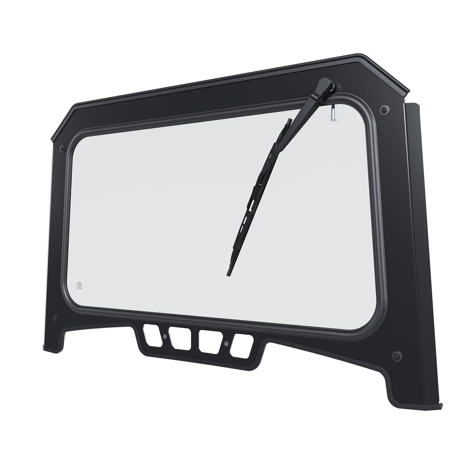 Glass Front Full Windshield for 2019-2023 Polaris RZR XP XP4 1000 Black
