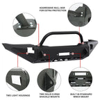 Front Steel Bumper with Bull Bar for Dodge Dakota Durango 97-04 1998 1999 2000 2001 2002 2003