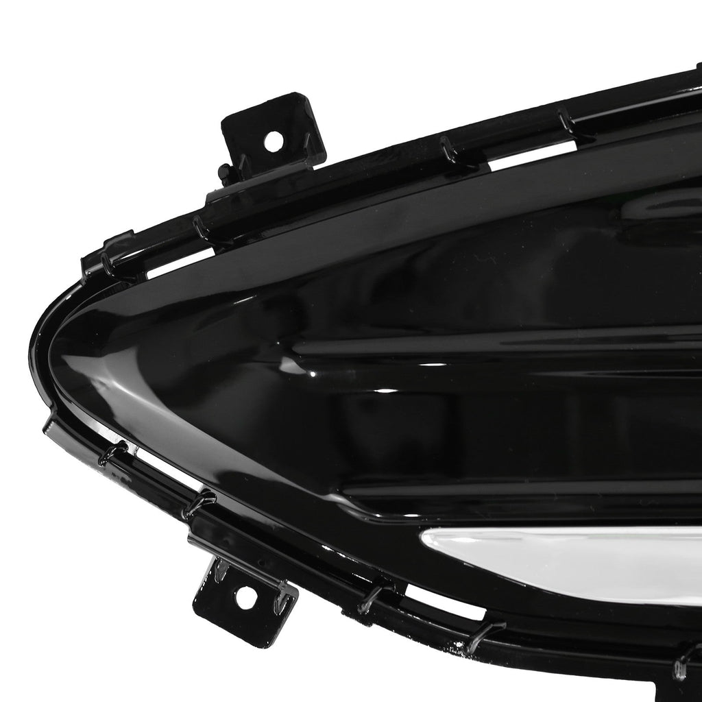 2Pcs Fog Light Cover for Ford Edge 2019-2024 Front Bumper Chrome Trim Bezel