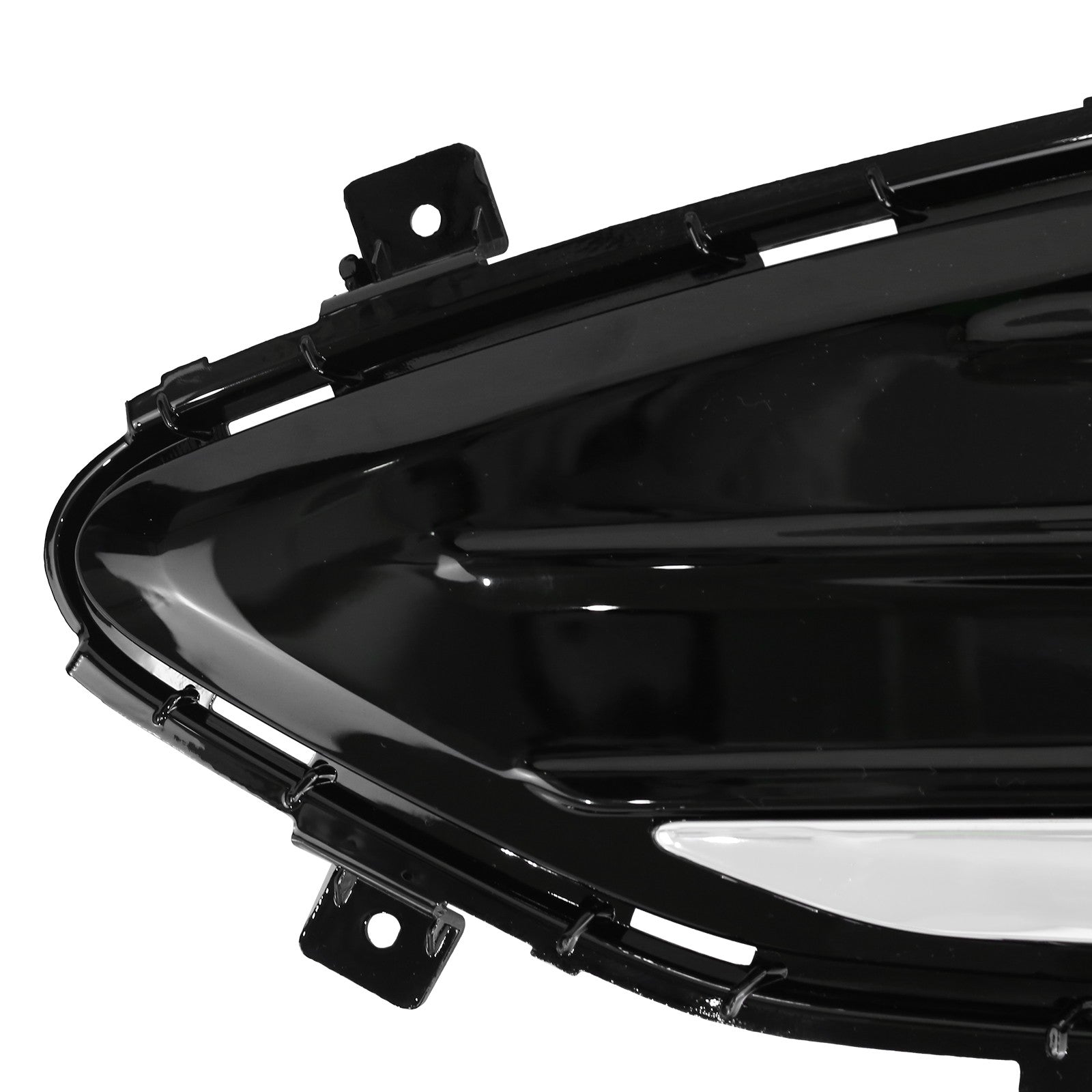 2Pcs Fog Light Cover for Ford Edge 2019-2024 Front Bumper Chrome Trim Bezel