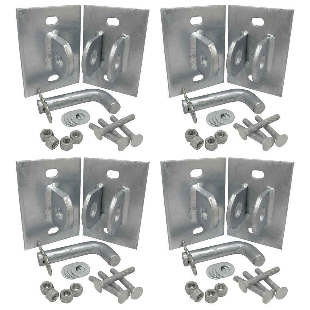 Floating Stationary Dock Connector Hinge Kit Male Female T Style Brackets 4