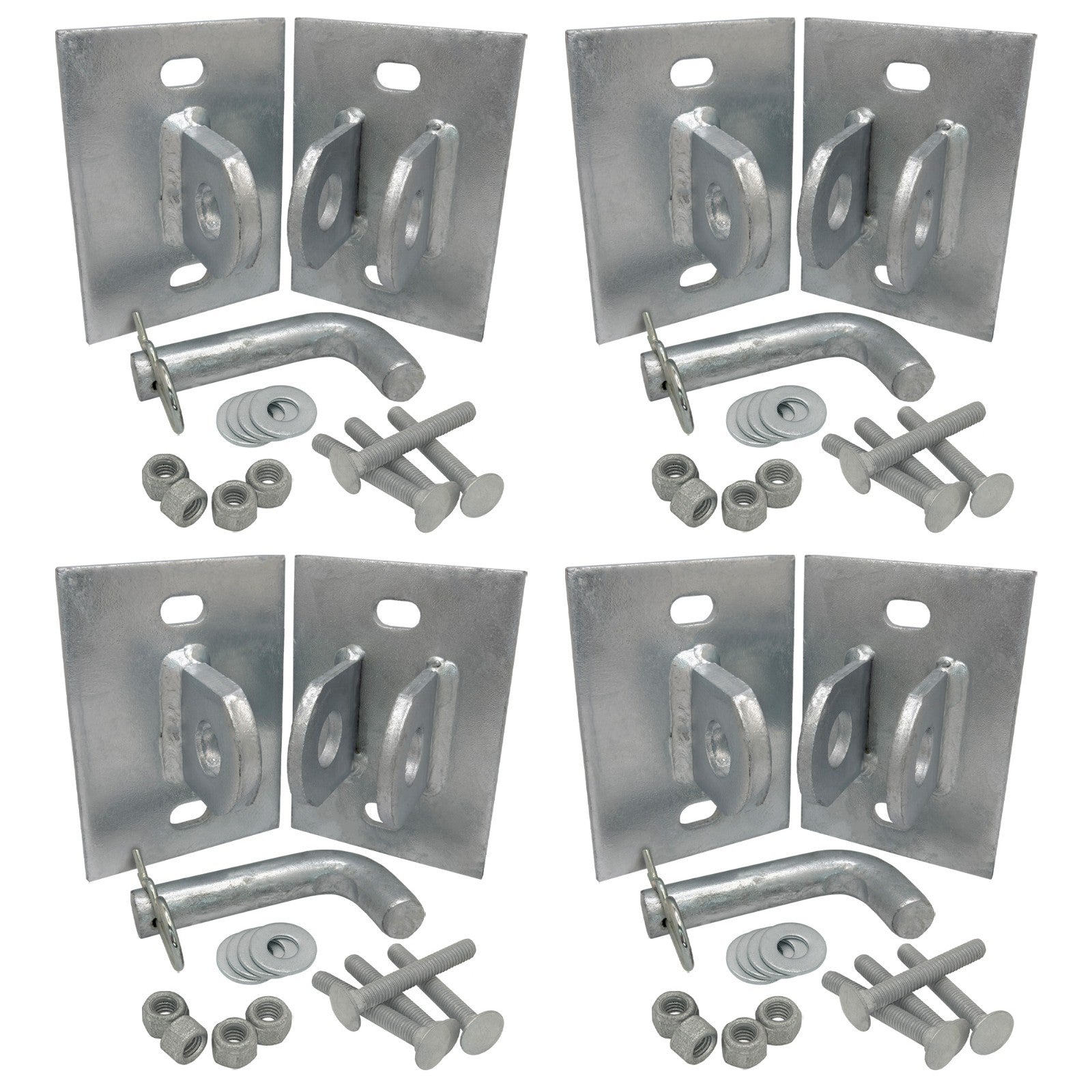 Floating Stationary Dock Connector Hinge Kit Male Female T Style Brackets 4