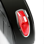 Universal Motorcycle Hard Saddlebag Luggage Bags with Light for Honda Harley Yamaha