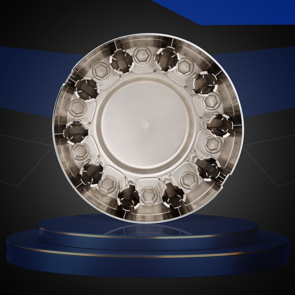 6PG03SZ0AB Chrome Wheel Center Hub Cap Cover Front for Ram 4500 5500 2019 2021