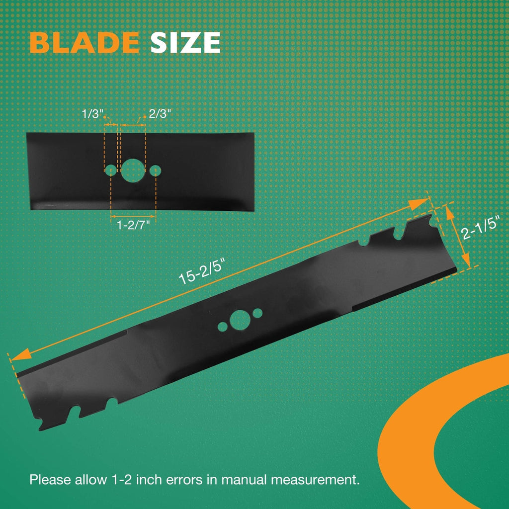 120950003 Lawn Mower Mulching Blades for Toro Ex Mark ECKA30 22205TE 20120 2x