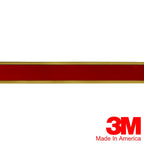 5/8 Gold Chrome Side Body Trim Molding Formed Pointed Ends
