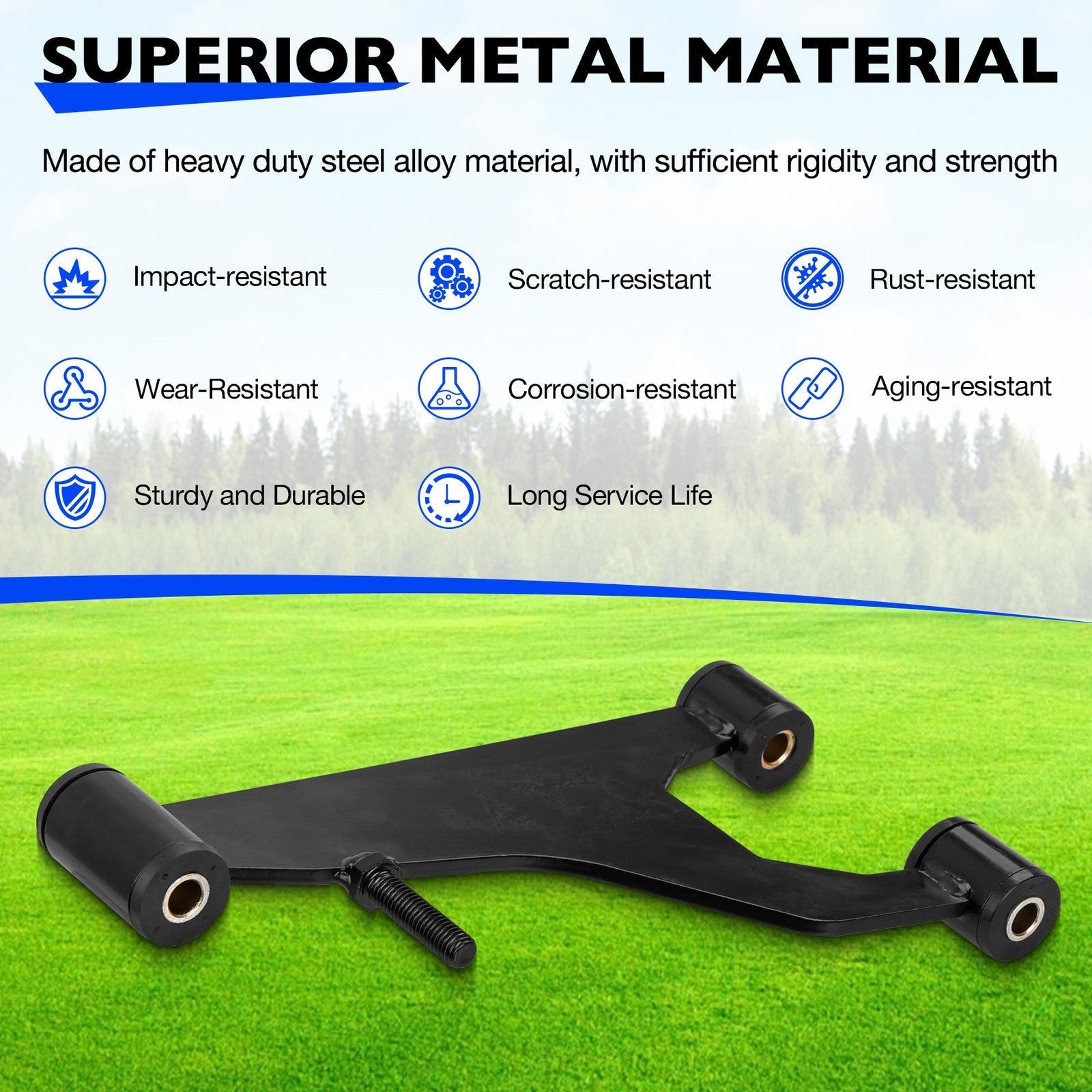 1016353 Control Arm Delta A Plate For Club Car DS Gas Electric Golf Cart 1993 Up