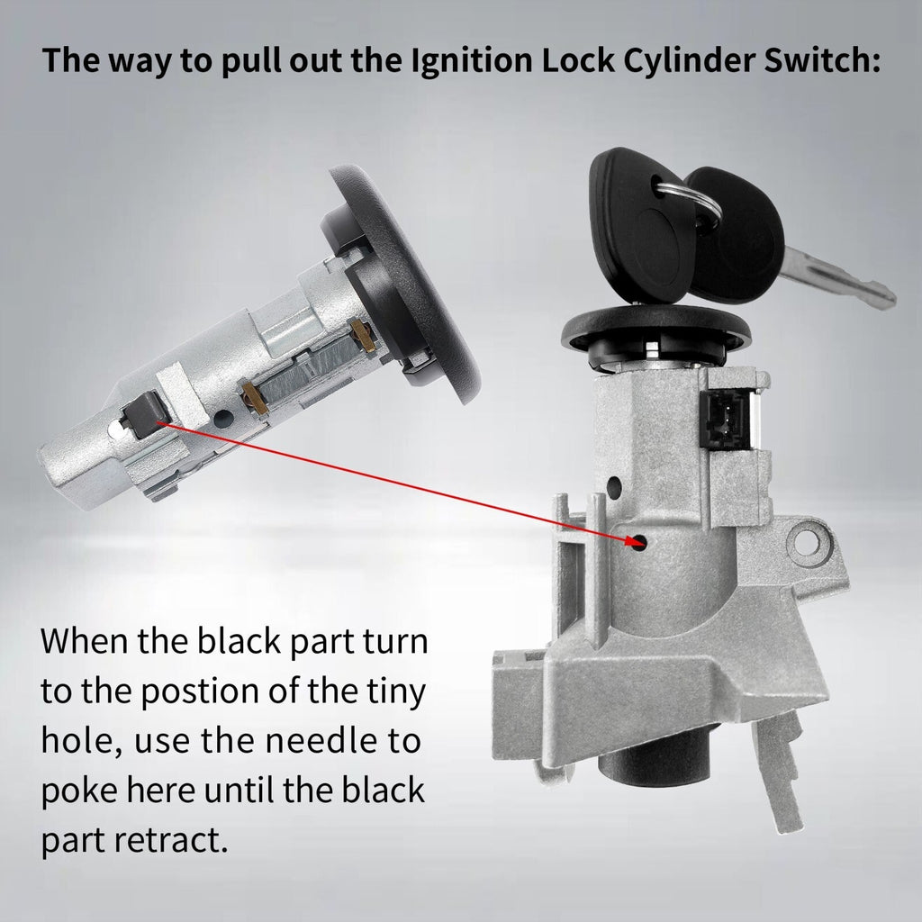 Ignition Lock Cylinder Switch & Housing for 2000 2007 Chevy Silverado GMC Sierra