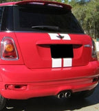 4 Inch Vinyl Bonnet and Boot Rally Stripes Racing Stripe Kit for Mini Cooper